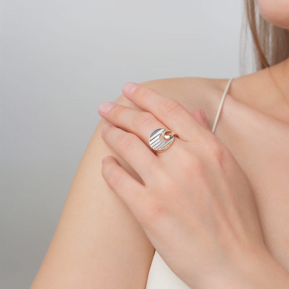 Кольцо из комбинированного золота 01-5813-01-000-1111