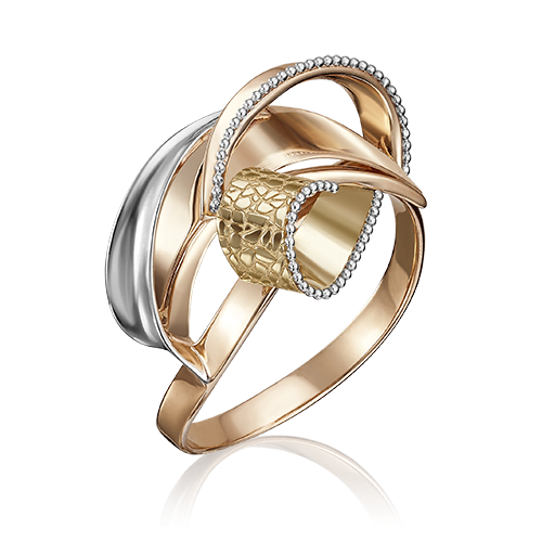 Кольцо из комбинированного золота 01-5100-00-000-1113-66