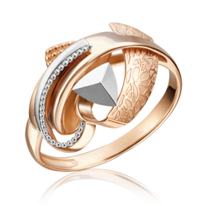 Кольцо из комбинированного золота 01-5153-00-000-1111-66