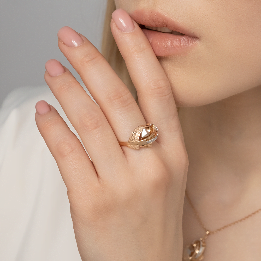 Кольцо из комбинированного золота 01-5153-00-000-1111-66