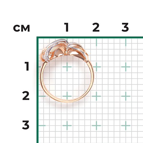 Кольцо из комбинированного золота 01-5159-00-000-1140-66