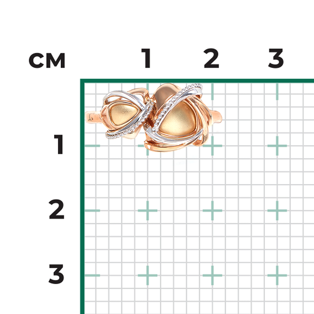 Кольцо из комбинированного золота 01-5159-00-000-1140-66