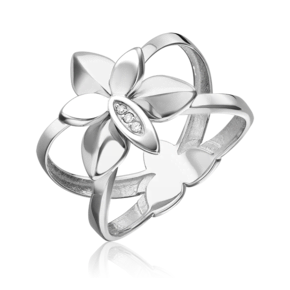 Кольцо из белого золота с бриллиантами 01-5603-00-101-1120