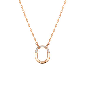 Колье из красного золота с фианитами 07-0277-00-401-1110