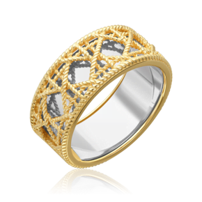 Кольцо из комбинированного золота