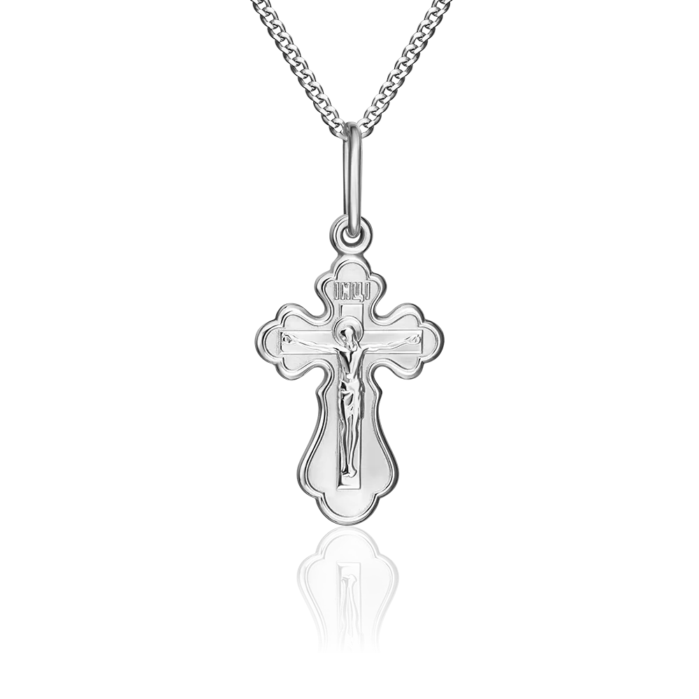 Комплект (крест на цепи) из серебра 15-0001-00-000-0200