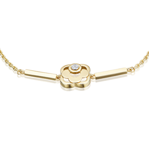 Браслет из комбинированного золота с бриллиантами 05-0745-00-101-1121