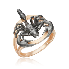 Кольцо «Скорпион» из комбинированного золота 01-5778-00-000-1111
