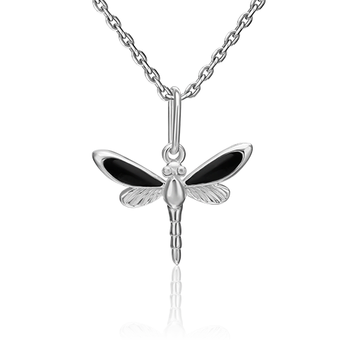 Подвеска «Стрекоза» из серебра с эмалью 03-3188-03-000-0200-71