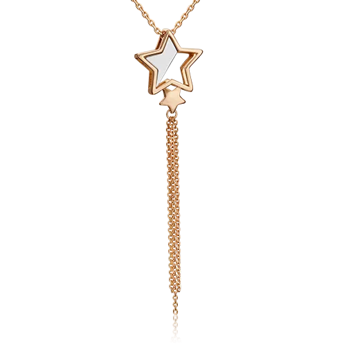 Подвеска «Мерцание звёзд» из комбинированного золота 03-3210-00-000-1111-48