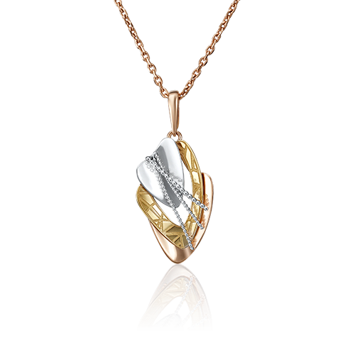 Подвеска из комбинированного золота 03-2812-00-000-1140-66