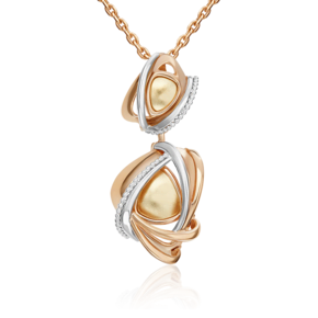 Подвеска из комбинированного золота 03-2857-00-000-1140-66