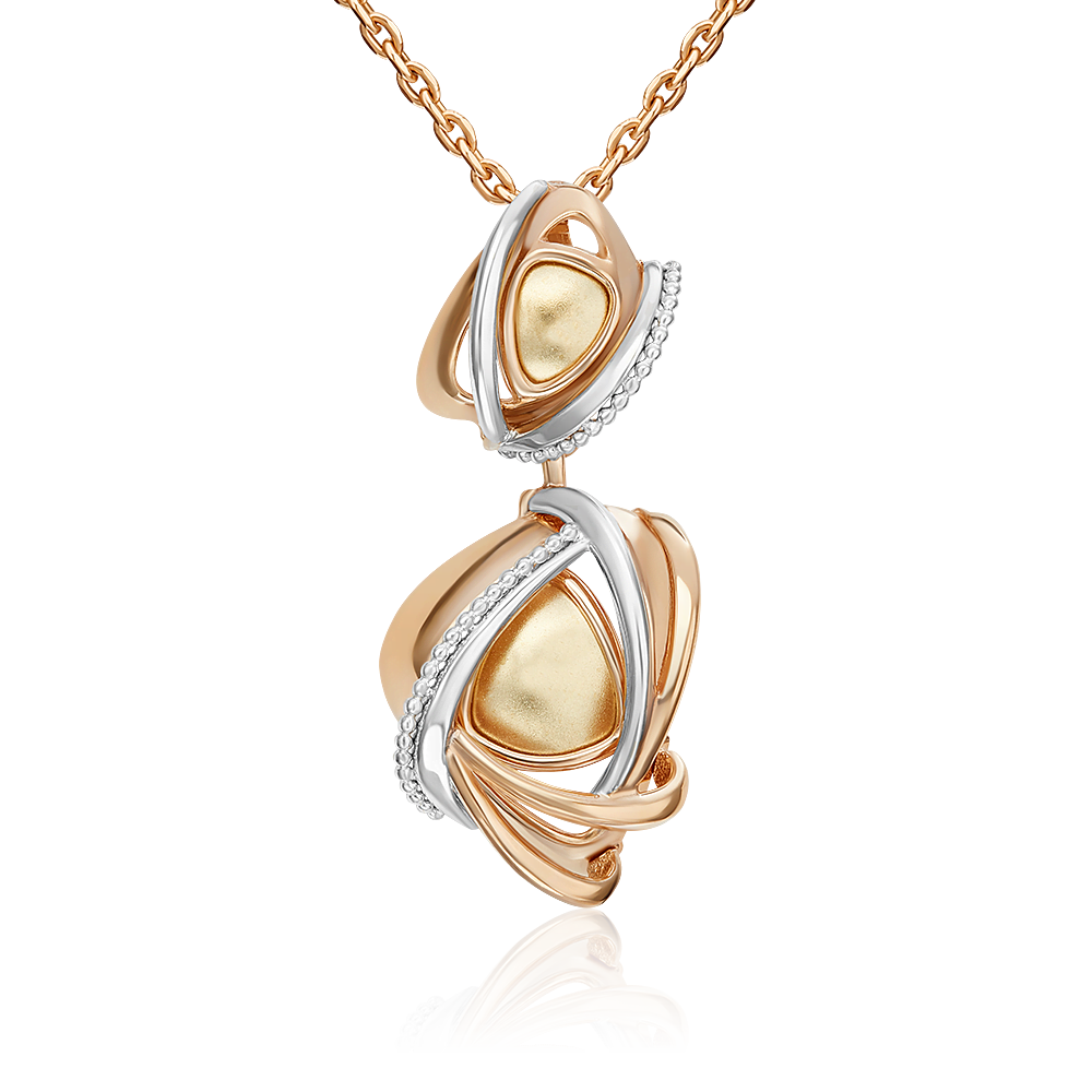 Подвеска из комбинированного золота 03-2857-00-000-1140-66