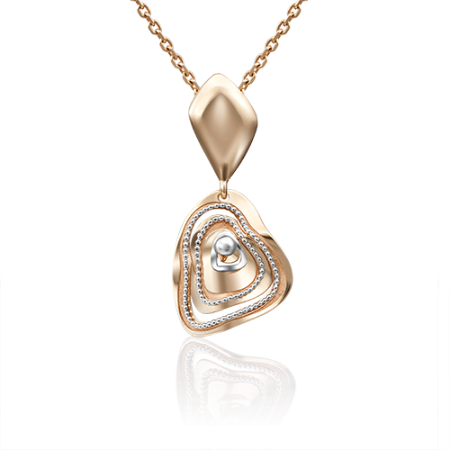 Подвеска из комбинированного золота 03-2861-00-000-1111-66