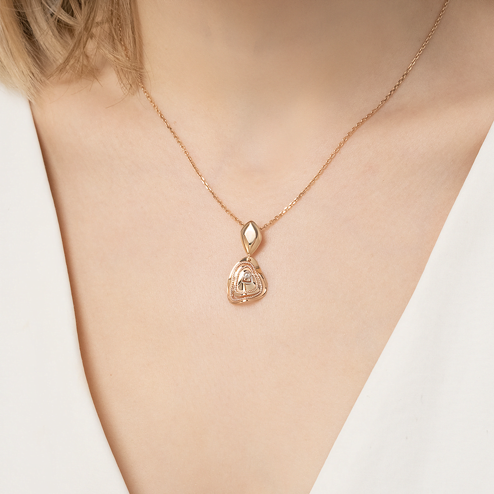 Подвеска из комбинированного золота 03-2861-00-000-1111-66