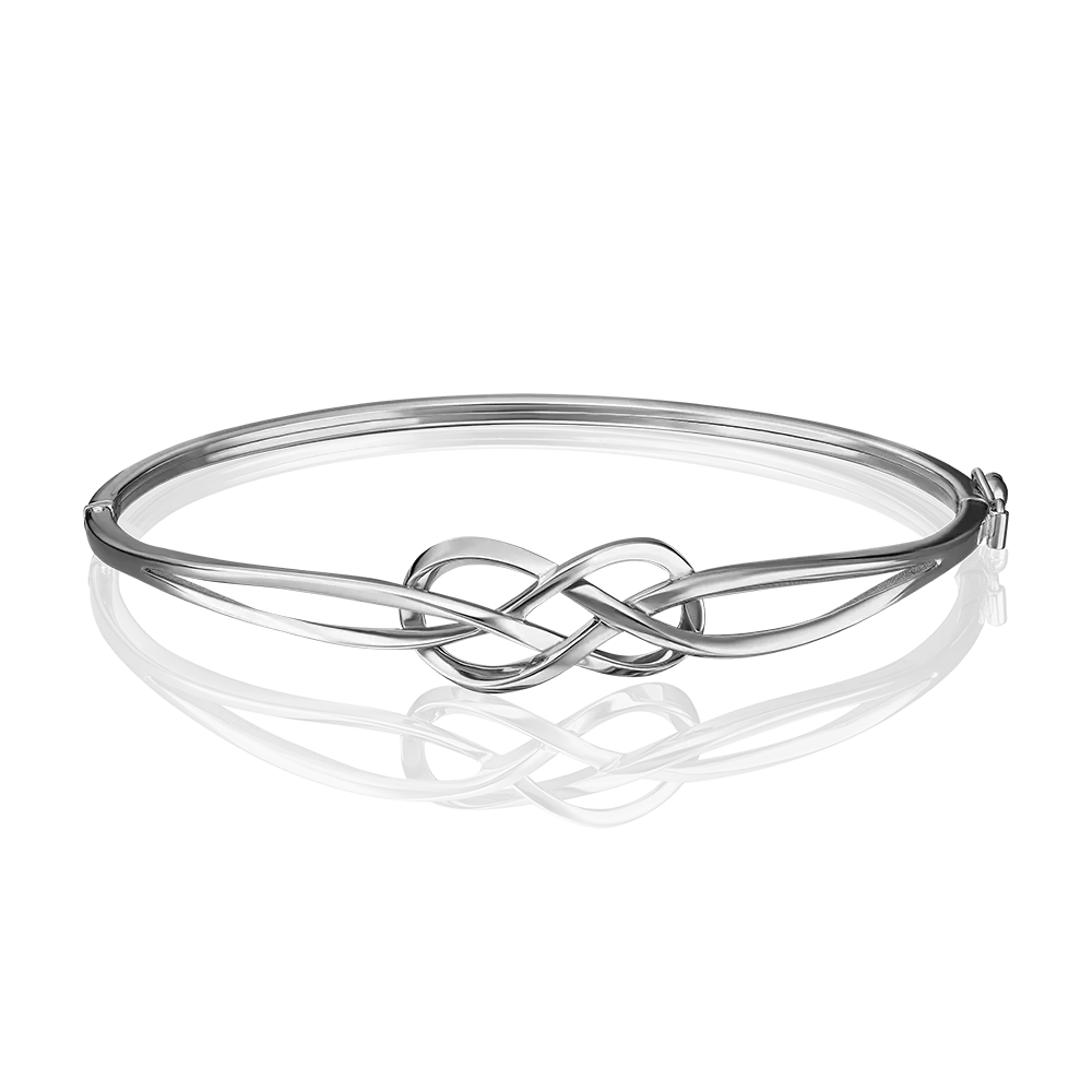 Браслет жесткий из белого золота 05-0638-00-000-1120-42