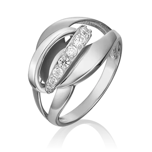 Кольцо из белого золота с фианитами 01-5399-00-401-1120-03