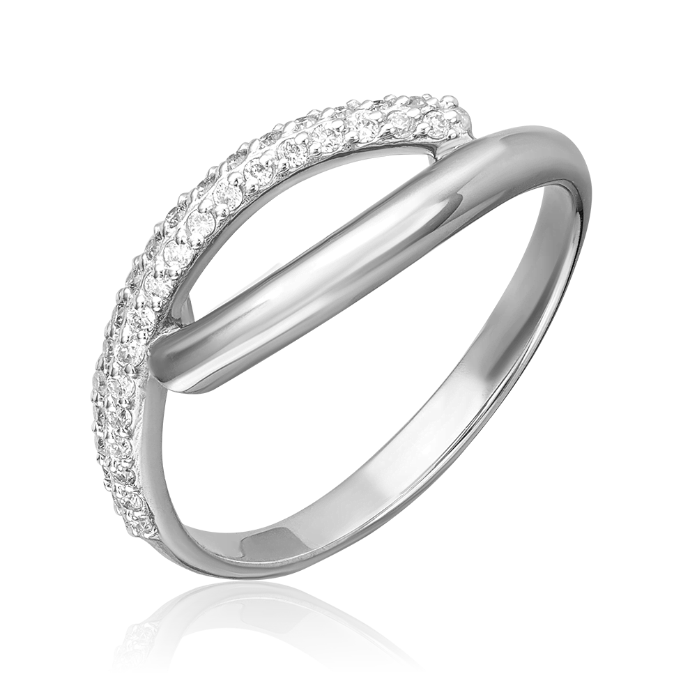 Кольцо из белого золота с бриллиантами 01-0623-00-101-1120-30