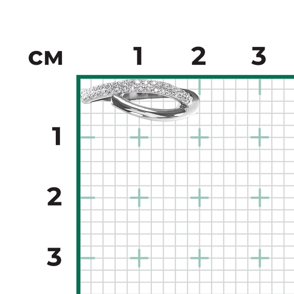 Кольцо из белого золота с бриллиантами 01-0623-00-101-1120-30