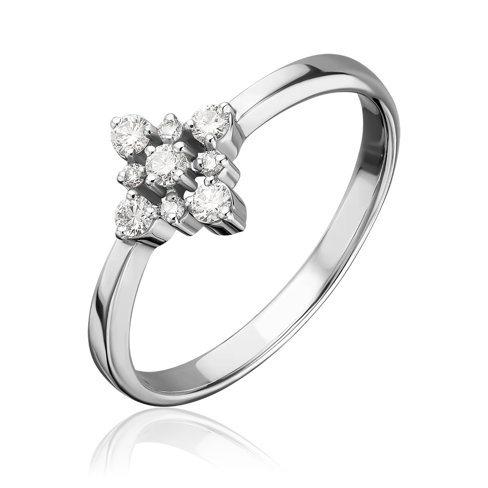 Кольцо из белого золота с бриллиантами 01-0627-00-101-1120-30