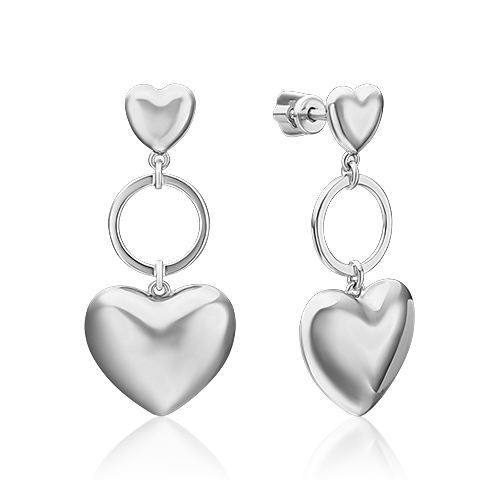 Серьги-пусеты «Эмоция» из серебра 02-4934-00-000-0200