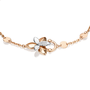 Браслет из комбинированного золота с бриллиантами 05-0732-00-101-1111