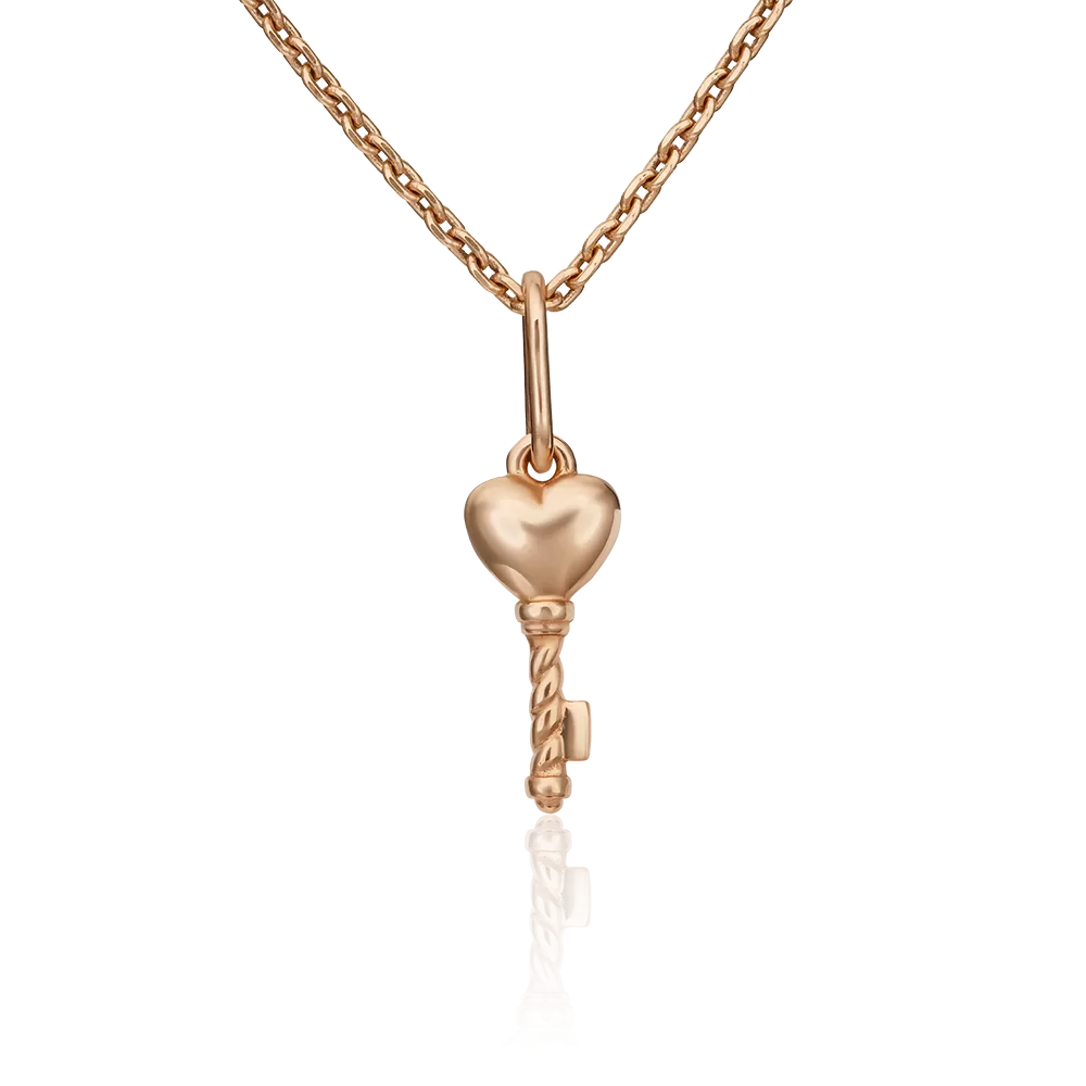 Подвеска «Ключ» из красного золота 03-3038-00-000-1110-42