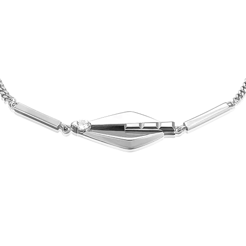 Браслет из белого золота с натуральным топазом white 05-0742-00-201-1120