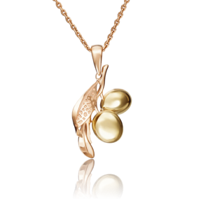 Подвеска «Оливки» из комбинированного золота 03-2911-00-000-1113-42