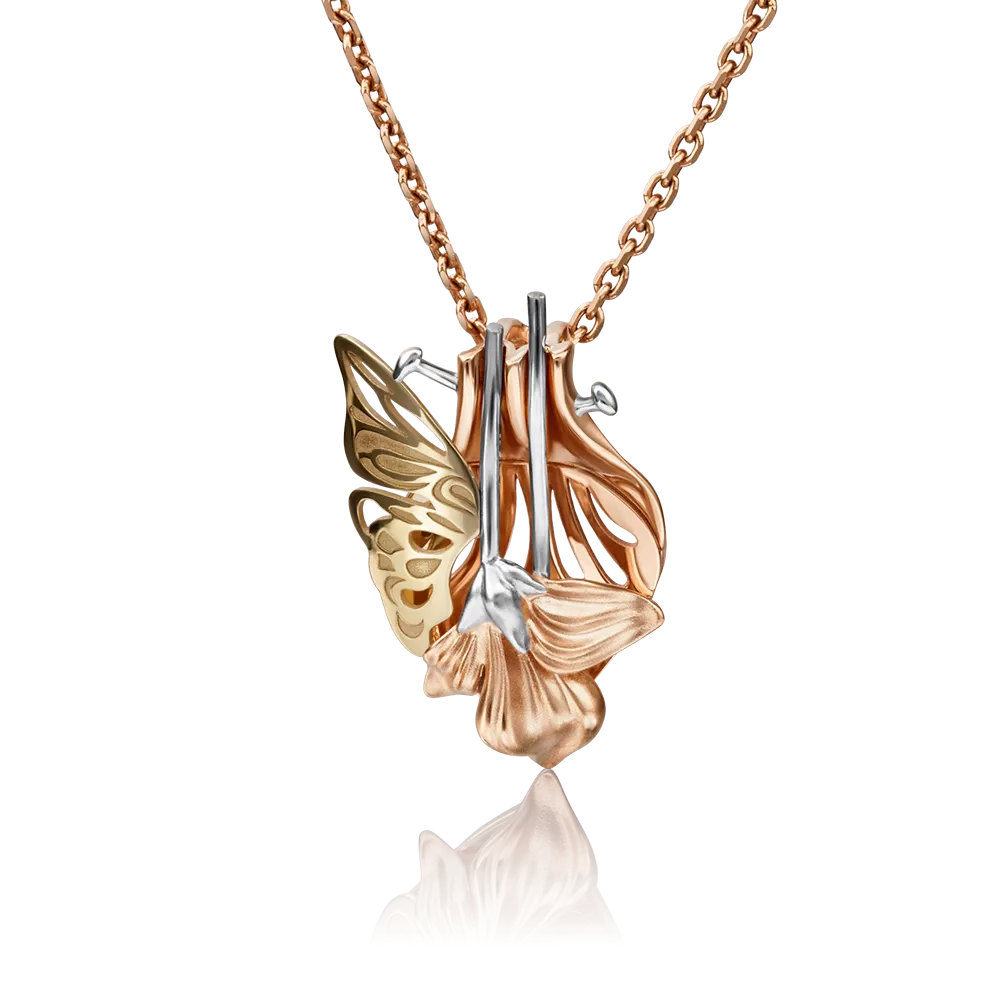 Подвеска из комбинированного золота 03-2893-00-000-1113-48