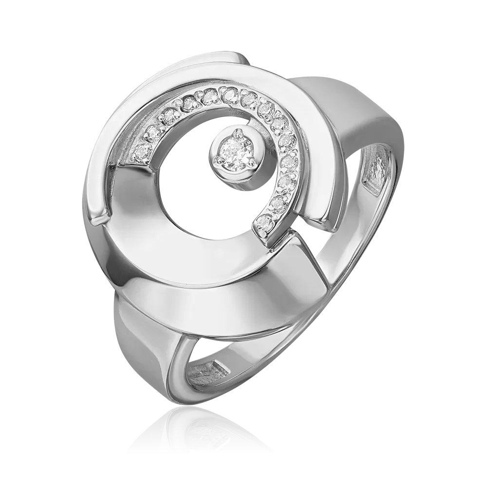 Кольцо из серебра с фианитами 01-5649-00-401-0200