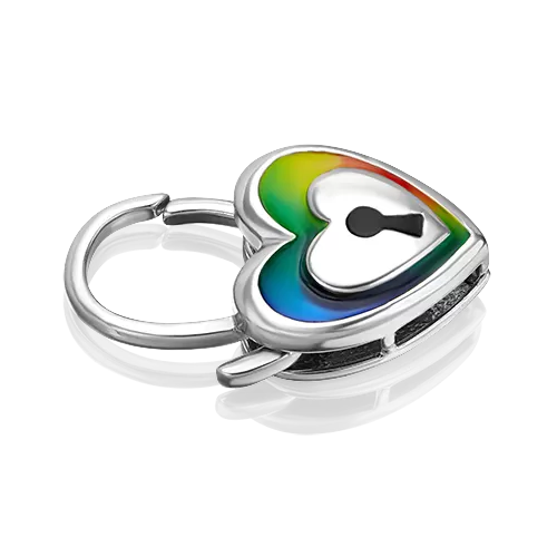 Соул «Сердце» из серебра с эмалью 14-0002-00-000-0200