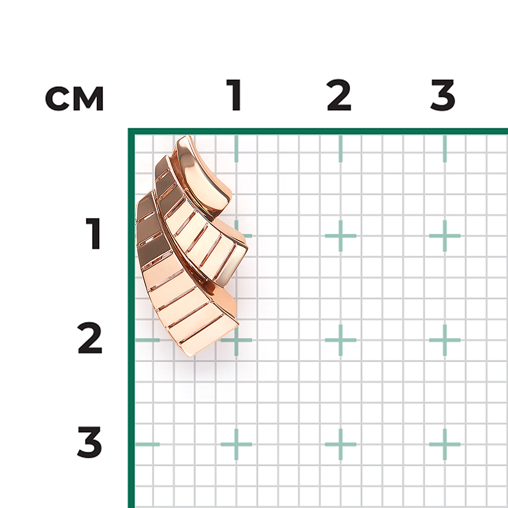 Подвеска из красного золота 03-3534-00-000-1110