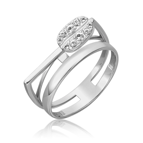 Кольцо из белого золота с натуральными топазами white 01-5567-00-201-1120