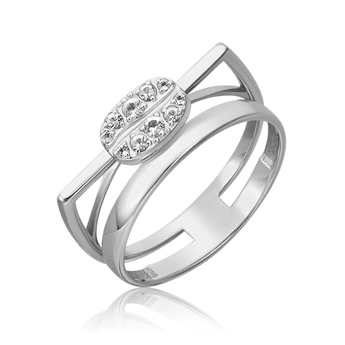 Кольцо из белого золота с натуральными топазами white 01-5567-00-201-1120