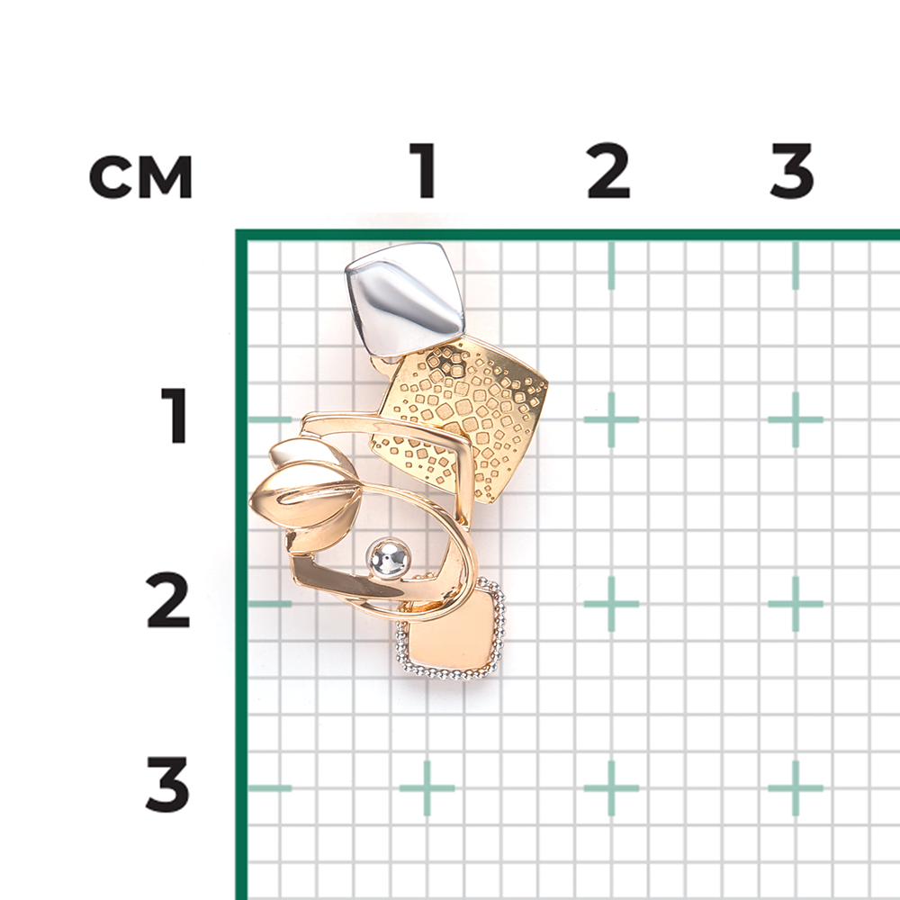 Подвеска из комбинированного золота 03-2741-00-000-1113-48