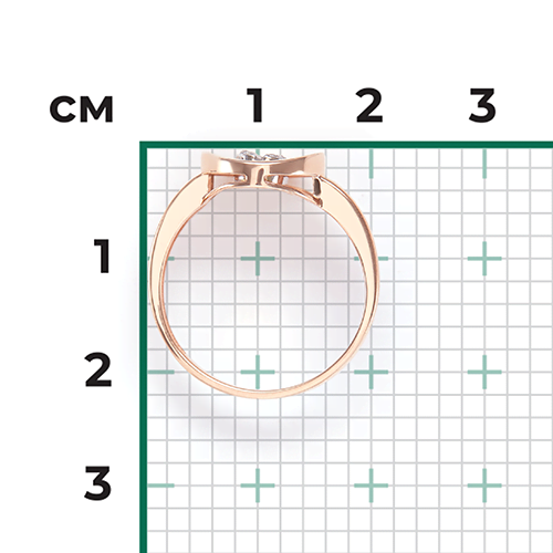 Кольцо из комбинированного золота с натуральными топазами white 01-5560-00-201-1111