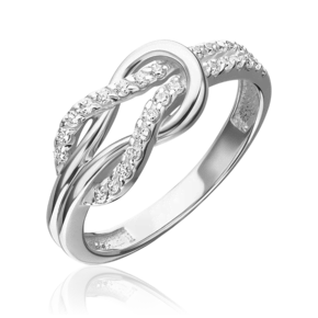 Кольцо из белого золота с фианитами 01-5926-00-401-1120