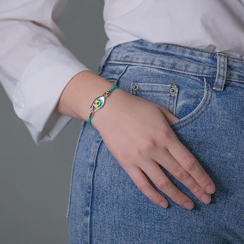 Соул «Глаз» из серебра с эмалью 14-0005-00-000-0200