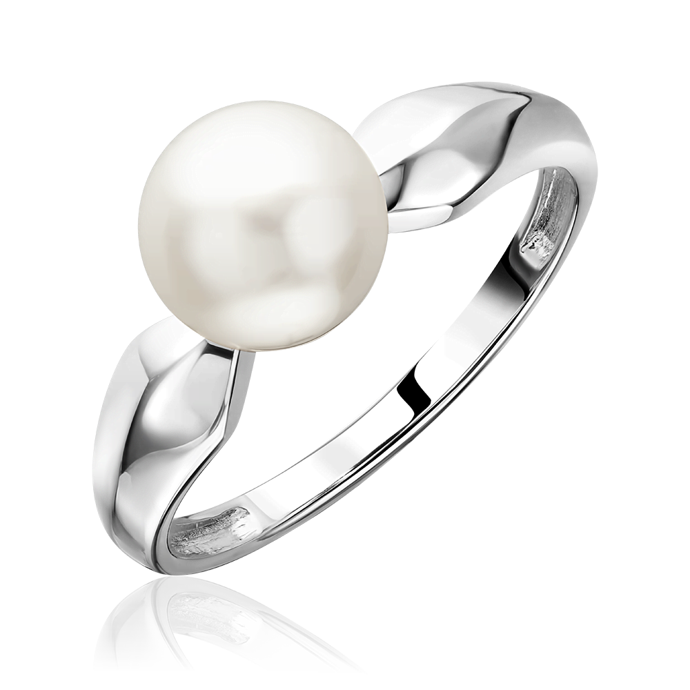 Кольцо из серебра с жемчугом культивированным 01-5964-00-301-0200