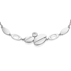 Браслет из белого золота с натуральным топазом white 05-0747-00-201-1120