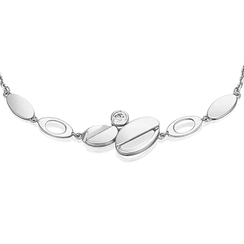 Браслет из белого золота с натуральным топазом white 05-0747-00-201-1120