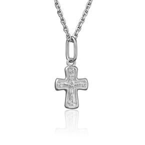 Православный крест из белого золота 03-2626-00-000-1120-02