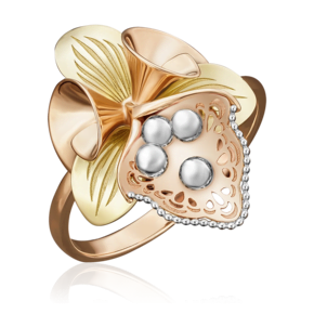 Кольцо из комбинированного золота 01-5053-00-000-1113-48