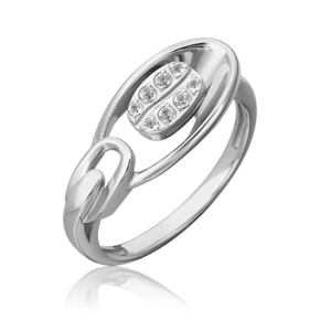 Кольцо из белого золота с натуральными топазами white 01-5566-00-201-1120