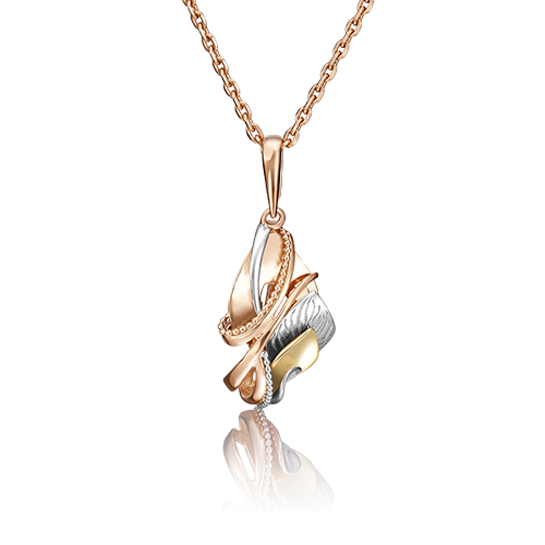 Подвеска из комбинированного золота 03-2794-00-000-1140-48