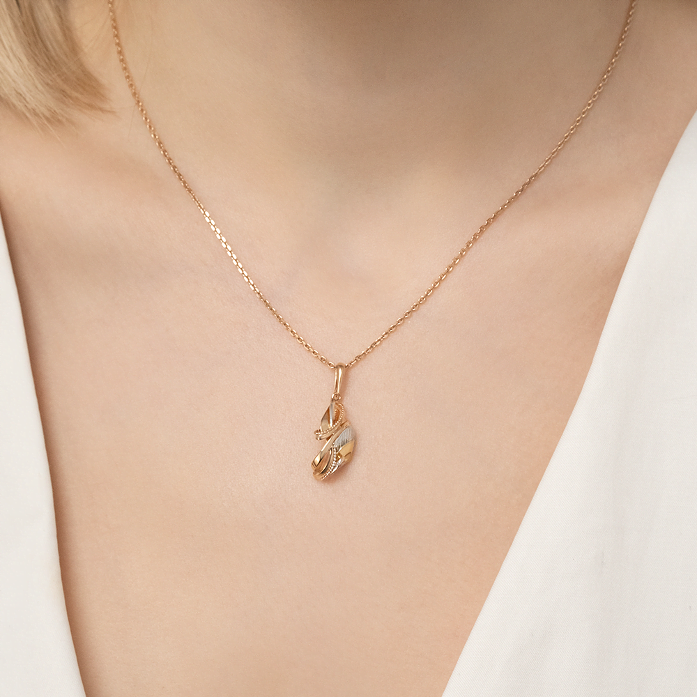 Подвеска из комбинированного золота 03-2794-00-000-1140-48