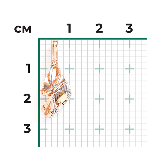 Подвеска из комбинированного золота 03-2794-00-000-1140-48
