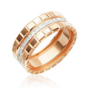 Кольцо из красного золота с фианитами 01-5923-00-401-1110