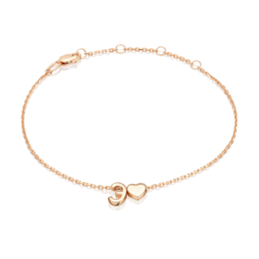 Браслет «Буква Э» из красного золота 05-0858-Э-000-1110